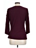 MSK Burgundy 3/4 Sleeve Blouse Size L - photo 2