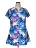 Swimsuits for all Blue Short Sleeve Blouse Size 14 - photo 1