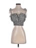 Papermoon Silver Sleeveless Blouse Size M - photo 1