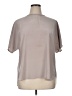 Uniqlo 100% Polyester Gray Short Sleeve Blouse Size XL - photo 1