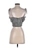 Papermoon Silver Sleeveless Blouse Size M - photo 2
