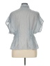 Modern Works Gray Short Sleeve Blouse Size XL - photo 2