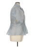 Modern Works Gray Short Sleeve Blouse Size XL - photo 4
