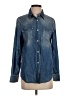 Assorted Brands Blue Long Sleeve Button-Down Shirt Size S - photo 1
