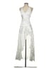 Bardot 100% Viscose Metallic Silver Cocktail Dress Size S - photo 1