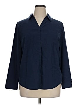 Chico's 3/4 Sleeve Button-Down Shirt (view 1)