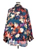 Unbranded 100% Polyester Blue 3/4 Sleeve Blouse Size 3X - photo 2