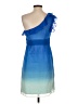 Gianni Bini 100% Polyester Blue Cocktail Dress Size 4 - photo 2