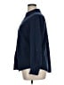 Chico's Solid Blue 3/4 Sleeve Button-Down Shirt Size XL (3) - photo 5