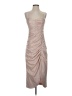 Jonathan Simkhai 100% Polyester Metallic Polka Dots Pink Tan Cocktail Dress Size 4 - photo 1