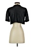 Noli Metallic Black Short Sleeve Turtleneck Size S - photo 2