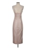 Jonathan Simkhai 100% Polyester Metallic Polka Dots Pink Tan Cocktail Dress Size 4 - photo 2