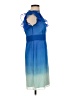 Gianni Bini 100% Polyester Blue Cocktail Dress Size 4 - photo 4