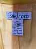 Silk Assets Yellow Blazer Size S - photo 6