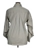 Zara Solid Gray 3/4 Sleeve Button-Down Shirt Size XL - photo 2