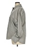 Zara Solid Gray 3/4 Sleeve Button-Down Shirt Size XL - photo 5