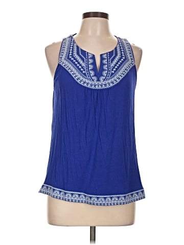 Skies Are Blue Sleeveless Blouse (view 1)