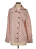 Zara Stripes Tan Long Sleeve Blouse Size S - photo 1