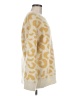 Unbranded 100% Cashmere Animal Print Yellow Cashmere Pullover Sweater Size M - photo 4