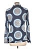 Tory Burch 100% Cotton Blue Long Sleeve Blouse Size 10 - photo 2