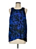 Kensie 100% Polyester Blue Sleeveless Blouse Size M - photo 1