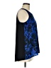 Kensie 100% Polyester Blue Sleeveless Blouse Size M - photo 4