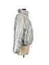 Wild Fable 100% Polyester Metallic Silver Jacket Size L - photo 4