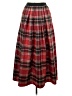 Unbranded 100% Polyester Plaid Red Formal Skirt Size L (estimated) - photo 2