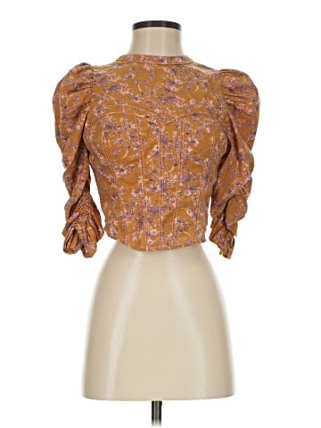 Free People 3/4 Sleeve Blouse (view 1)