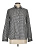 J.Crew Houndstooth Black Long Sleeve Button-Down Shirt Size 8 - photo 1