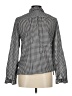 J.Crew Houndstooth Black Long Sleeve Button-Down Shirt Size 8 - photo 2