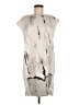 dalia 100% Polyester Graphic Gray Cocktail Dress Size 8 - photo 1