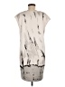 dalia 100% Polyester Graphic Gray Cocktail Dress Size 8 - photo 2