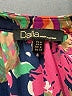 dalia 100% Polyester Print Black Casual Dress Size 4 - photo 7