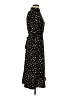 Ann Taylor 100% Polyester Polka Dots Black Casual Dress Size 2 - photo 4
