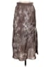 ATM 100% Silk Tie-dye Brown Silk Skirt Size S - photo 2
