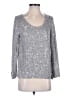Stella McCartney Metallic Silver Gray Pullover Sweater Size EU (IT) 40 / US 4 - photo 1