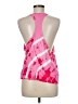 Nux 100% Nylon Pink Sleeveless Blouse Size Med - Lg - photo 2