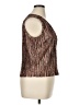 Coldwater Creek 100% Polyester Brown Sleeveless Blouse Size 1X - photo 4