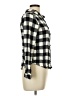 Universal Thread 100% Rayon Checkered-gingham Black Long Sleeve Button-Down Shirt Size L - photo 4