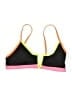Popvil Color Block Black Swimsuit Top Size L - photo 1