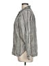 J.Crew Houndstooth Gray Long Sleeve Blouse Size L - photo 5
