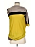 BCBGMAXAZRIA 100% Polyester Color Block Yellow Short Sleeve Top Size XS - photo 1