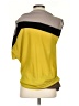 BCBGMAXAZRIA 100% Polyester Color Block Yellow Short Sleeve Top Size XS - photo 2