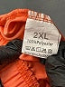 Lyaner 100% Polyester Solid Orange Athletic Shorts Size 2X - photo 4