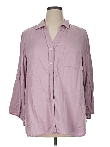 J.Jill 3/4 Sleeve Button-Down Shirt (view 1)
