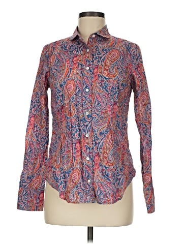 Liberty Art Fabrics for J.Crew Long Sleeve Button-Down Shirt (view 1)