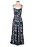 Braeve 100% Rayon Paisley Blue Jumpsuit Size S - photo 1