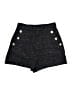 Shein 100% Polyester Tweed Black Shorts Size 4 - photo 1