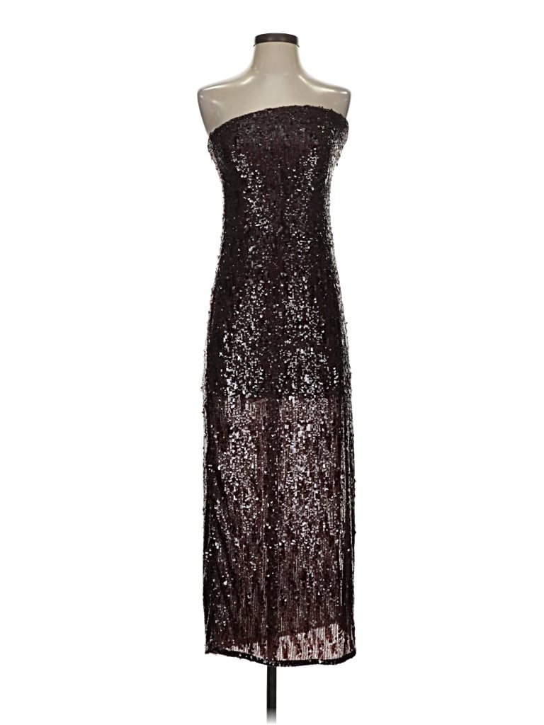 Pre-owned Heartloom Cocktail Dress In Brown